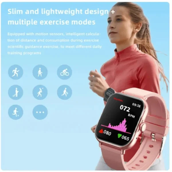 A58 Plus 6 In 1 – Smartwatch For Women | Best Quality Smart Watch For Girls | Perfect For Gift – Random Color