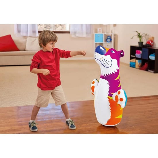 Intex Animal Punching Bag Toy For Kids 3d Bop Bag Boxers Punching Bag Toy Gift Kids Fun ( Random Animal )