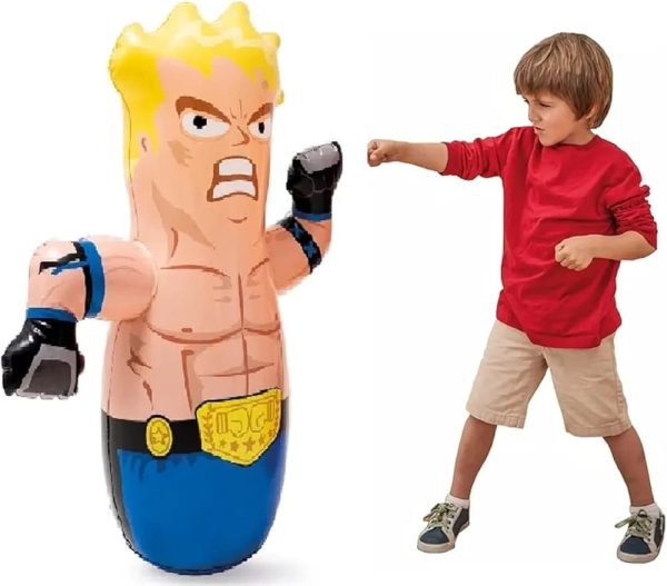 Intex Animal Punching Bag Toy For Kids 3d Bop Bag Boxers Punching Bag Toy Gift Kids Fun ( Random Animal )