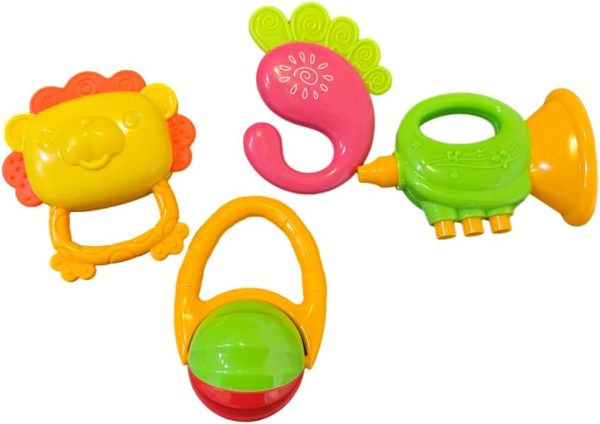 My Baby Rattles Set Newborn Hand Bells Baby Toys 0-12 Months ( Random Color )