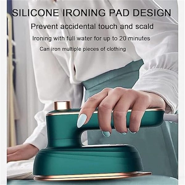 Portable Handheld Steam Iron, 180° Rotatable Professional Mini Steam Iron For Clothes,