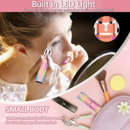 2 In 1 Electric Eyebrow Trimmer And Shaver, Rechargeable