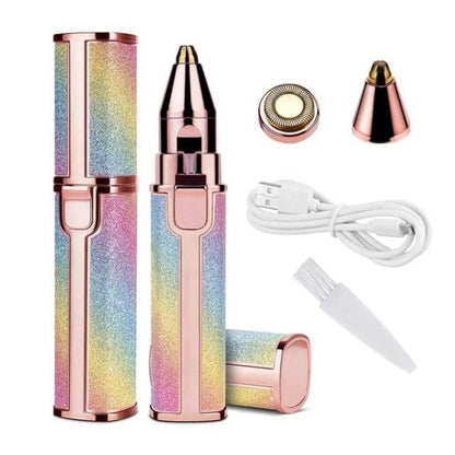 2 In 1 Electric Eyebrow Trimmer And Shaver, Rechargeable