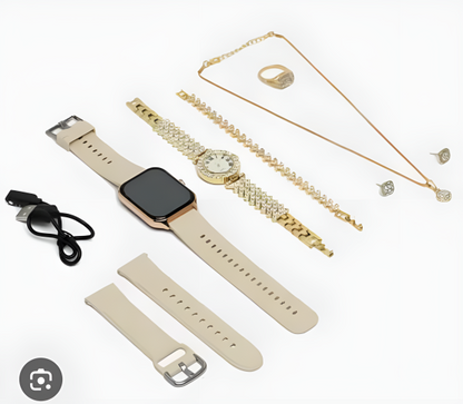 A58 Plus 6 In 1 – Smartwatch For Women | Best Quality Smart Watch For Girls | Perfect For Gift – Random Color