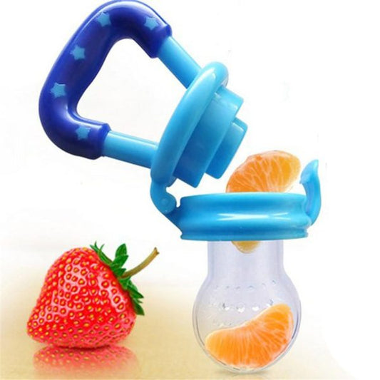 Baby Fruit Pacifier Fresh Fruit Feeder Infant Teething Toy Nibbler Teether Pacifier Safe Silicone Pacifier (random Color)