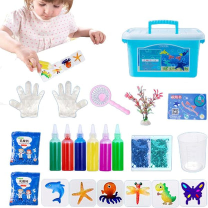 Handmade Water Toys Water Elf Set Ocean – Magic Water Toy Kit – Shape Mold Handmade Water Elves Toy, Marine Life Creature Toys For Kids