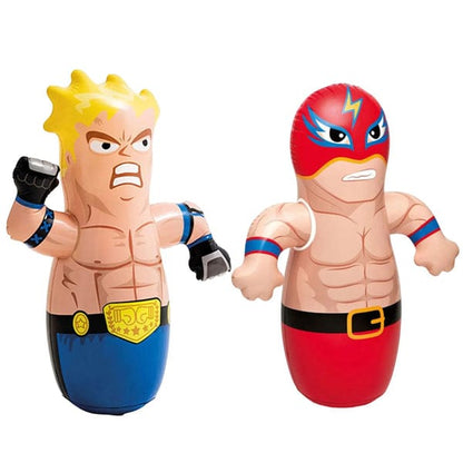 Intex Animal Punching Bag Toy For Kids 3d Bop Bag Boxers Punching Bag Toy Gift Kids Fun ( Random Animal )
