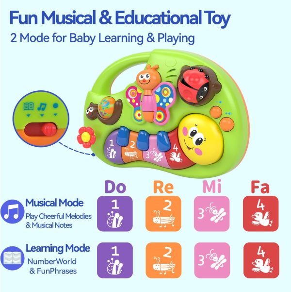 Smiley Piano For Baby – Baby Musical Keyboard