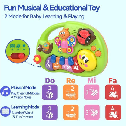 Smiley Piano For Baby – Baby Musical Keyboard
