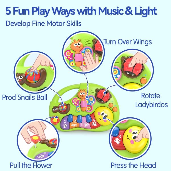 Smiley Piano For Baby – Baby Musical Keyboard