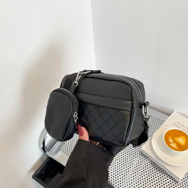 Stylish Girl’s Convertible Crossbody Bag – Fashion Handbags For Ladies Pu Leather Polyester Waterproof