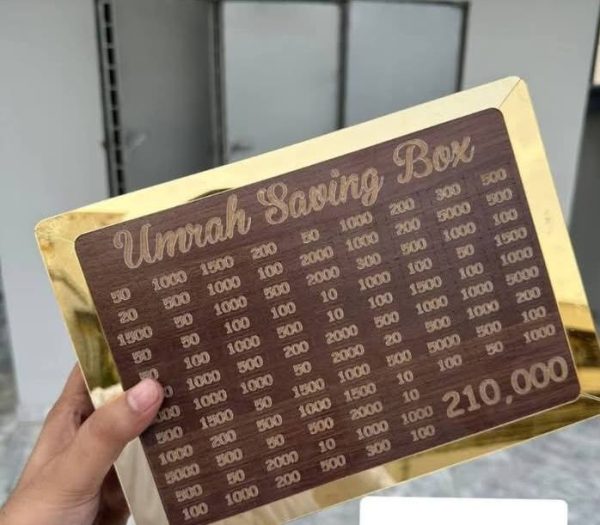 Umrah Saving Box – Box For Umrah Saving