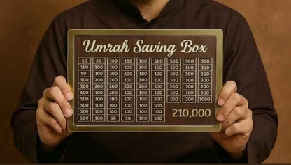 Umrah Saving Box – Box For Umrah Saving