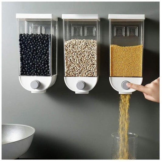 Wall-mounted Dry Food Dispensers For Organized Kit
