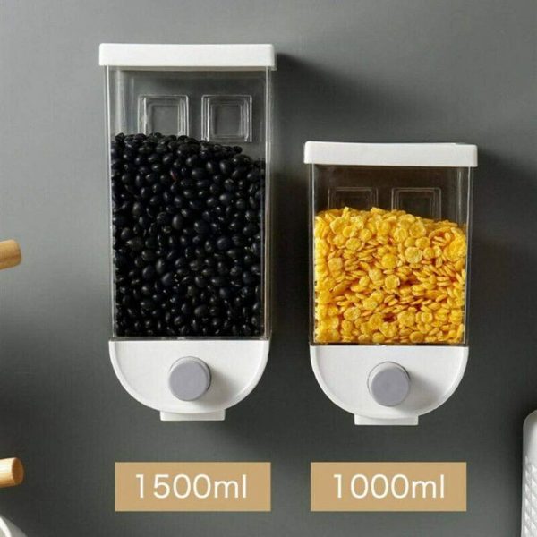 Wall-mounted Dry Food Dispensers For Organized Kit